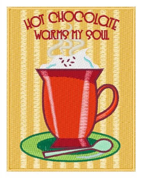 Picture of Hot Chocolate Warms Machine Embroidery Design