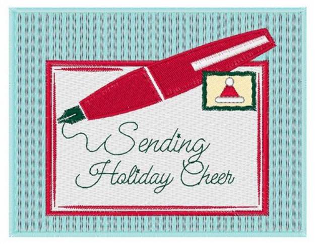 Picture of Holiday Letter Machine Embroidery Design