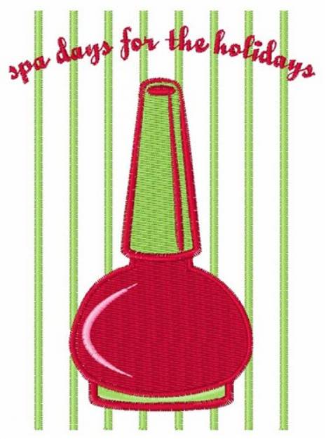 Picture of Holiday Polish Machine Embroidery Design