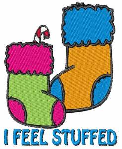 Picture of Stuffed Stockings Machine Embroidery Design