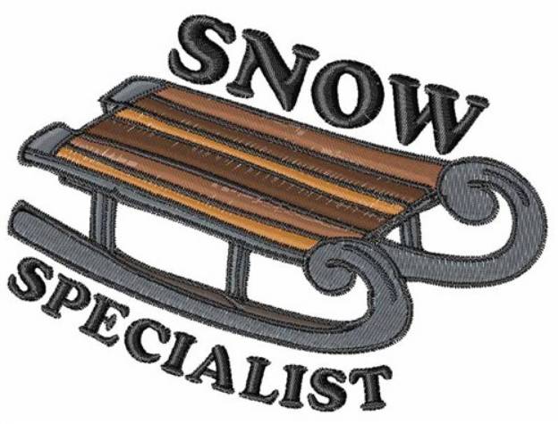 Picture of Snow Specialist Machine Embroidery Design
