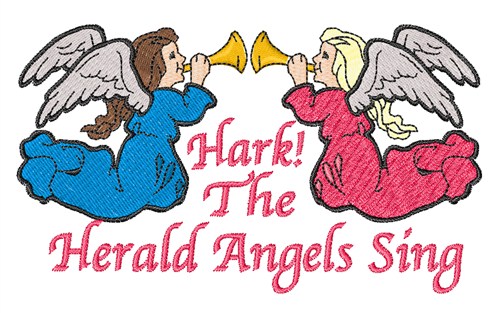 Herald Angels Machine Embroidery Design