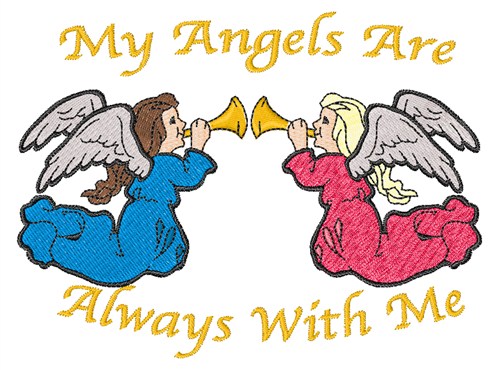 My Angels Machine Embroidery Design