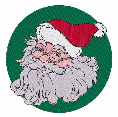 Jolly Santa Machine Embroidery Design