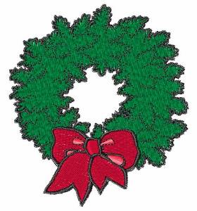 Picture of Holiday Wreath Machine Embroidery Design