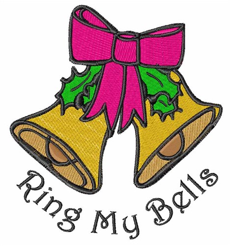 Ring My Bells Machine Embroidery Design