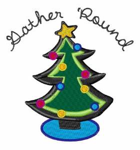 Picture of Around The Tree Machine Embroidery Design