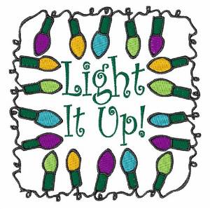 Picture of Light It Up Machine Embroidery Design