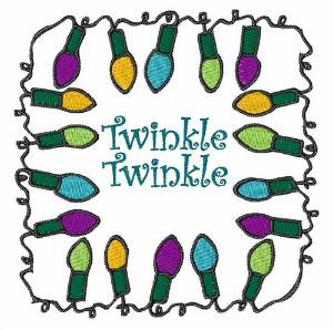 Picture of Twinkle Lights Machine Embroidery Design