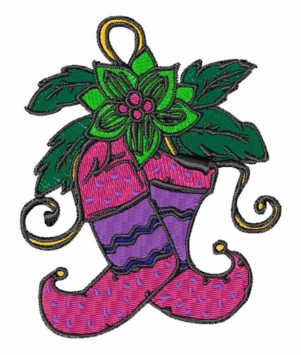 Holiday Stockings Machine Embroidery Design