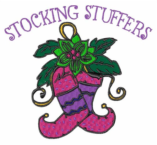 Stocking Stuffers Machine Embroidery Design