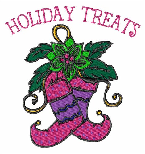 Holiday Treats Machine Embroidery Design