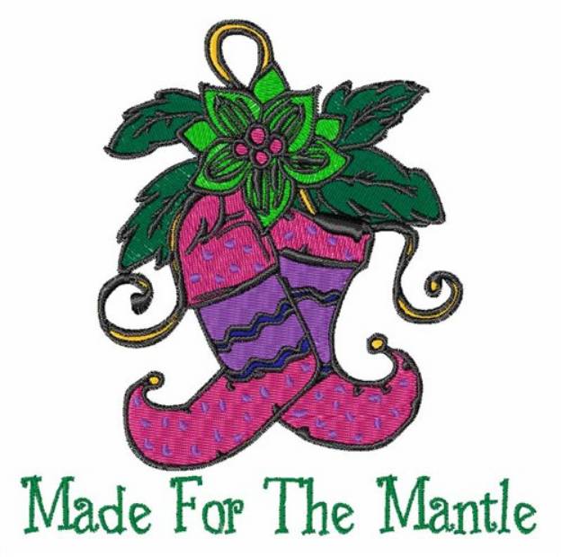 Picture of Mantle Stocking Machine Embroidery Design