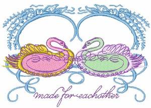 Picture of Made For Eachother Machine Embroidery Design