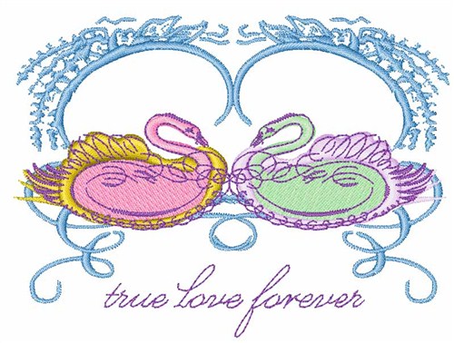 True Love Forever Machine Embroidery Design