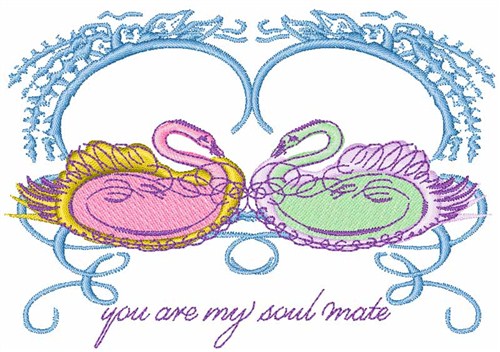 You Are My Soul Mate Machine Embroidery Design