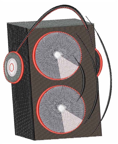 Speaker Base Machine Embroidery Design