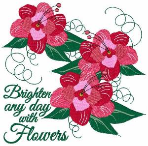 Picture of Brighten Any Day Machine Embroidery Design