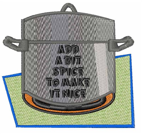 Spice To Make It Nice Machine Embroidery Design