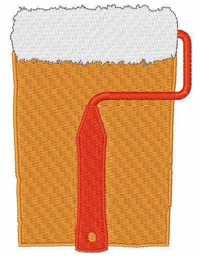 Paint Roller Machine Embroidery Design