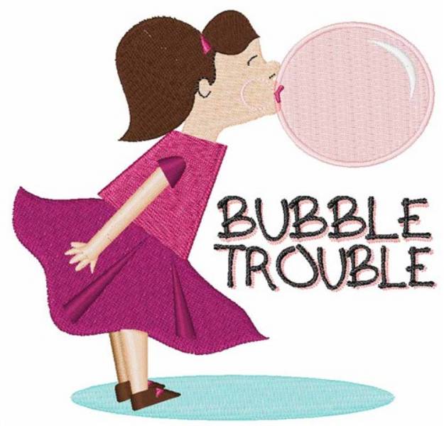 Picture of Bubble Trouble Machine Embroidery Design