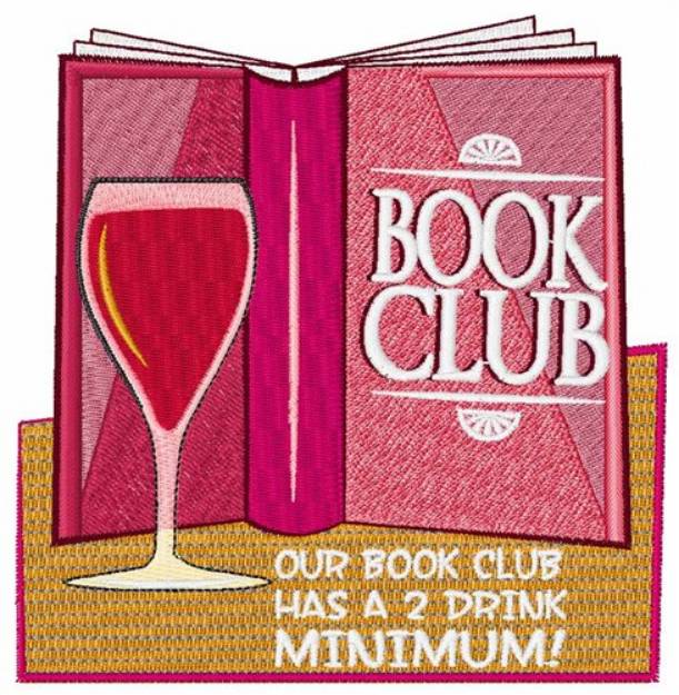 Picture of Book Club Minimum Machine Embroidery Design