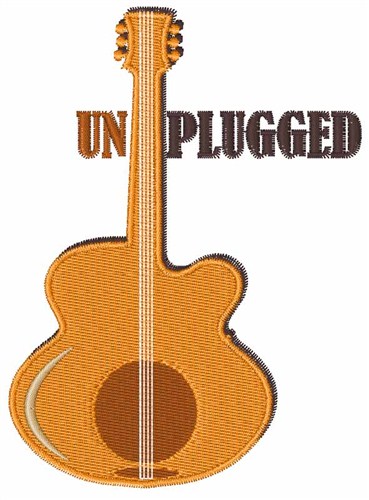 Unplugged Machine Embroidery Design