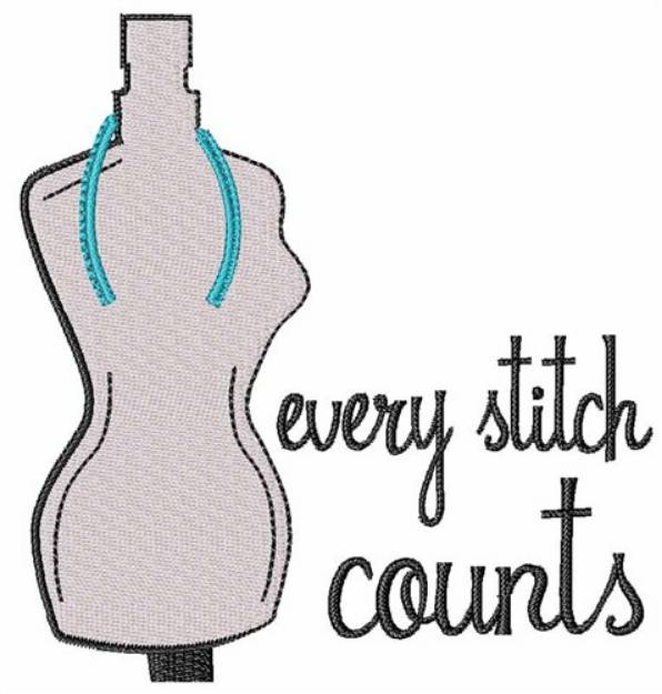 Picture of Every Stitch Counts Machine Embroidery Design
