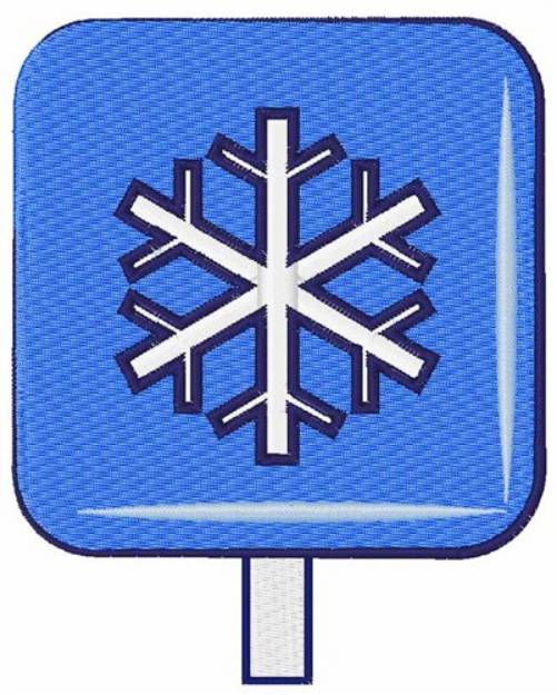Picture of Snow Sign Machine Embroidery Design
