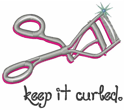 Keep It Curled Machine Embroidery Design