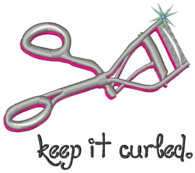 Picture of Keep It Curled Machine Embroidery Design