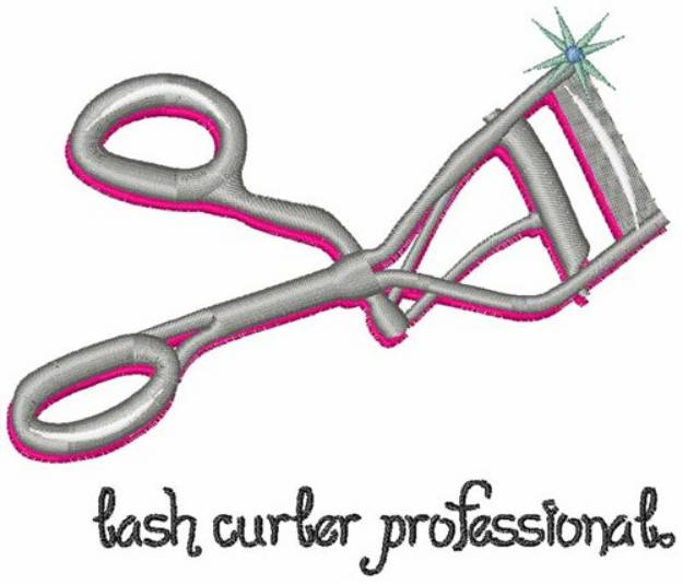 Picture of Lash Curler Professional Machine Embroidery Design