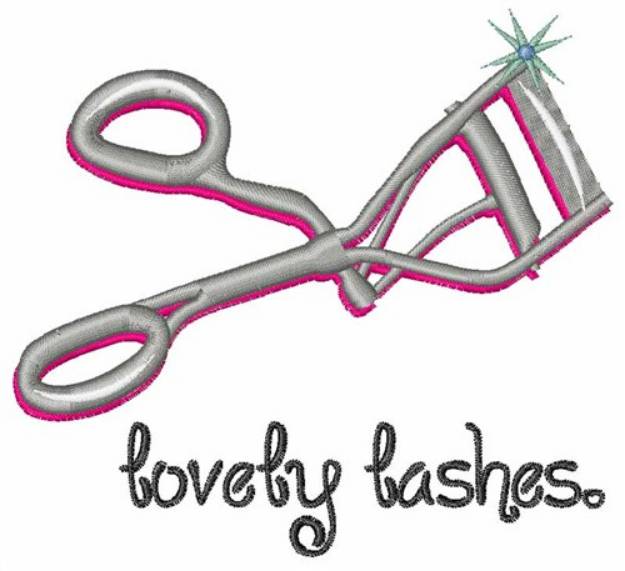 Picture of Lovely Lashes Machine Embroidery Design