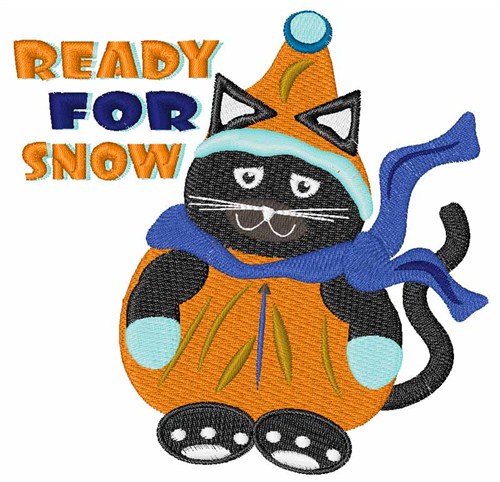 Ready For Snow Machine Embroidery Design