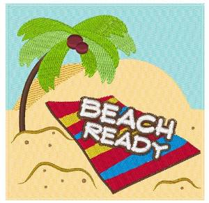 Picture of Beach Ready Machine Embroidery Design