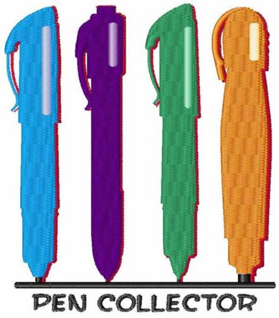 Picture of Pen Collector Machine Embroidery Design