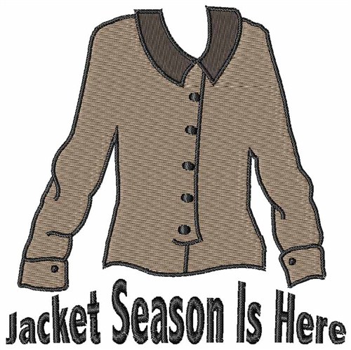 Jacket Season Machine Embroidery Design