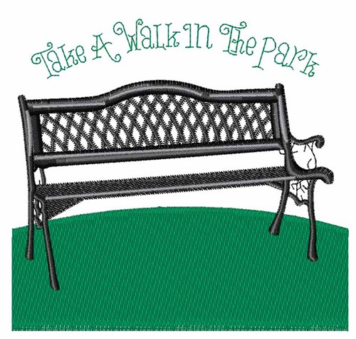 Walk In The Park Machine Embroidery Design