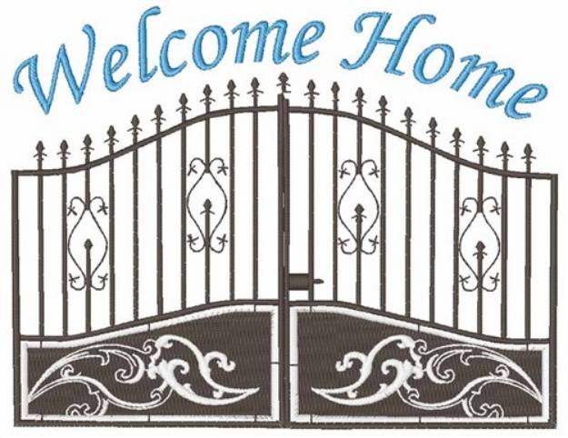 Picture of Welcome Home Machine Embroidery Design