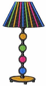Picture of Colorful Lamp Machine Embroidery Design