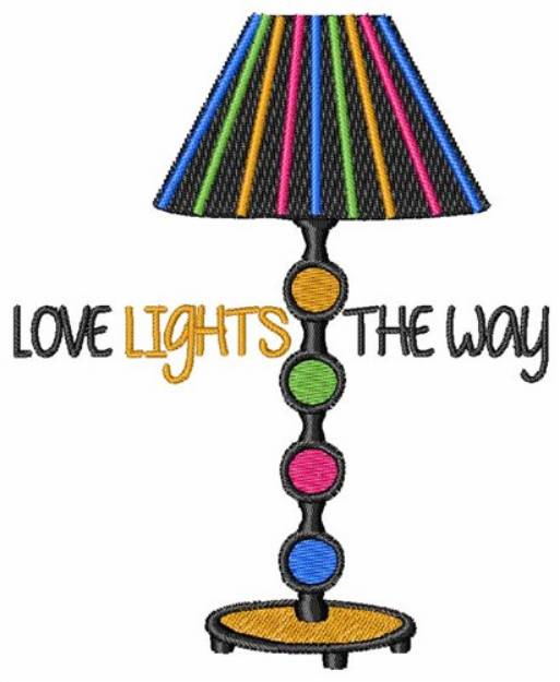 Picture of Love Lights The Way Machine Embroidery Design