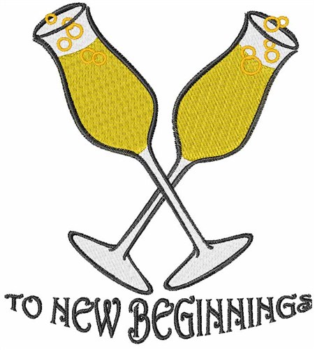 To New Beginnings Machine Embroidery Design