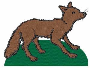 Picture of Brown Fox Machine Embroidery Design