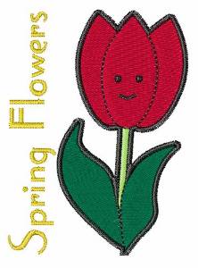 Picture of Spring Flowers Machine Embroidery Design