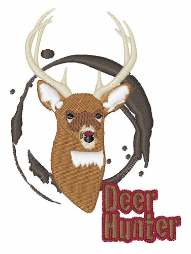 Deer Hunter Machine Embroidery Design
