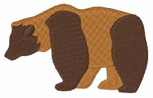 Picture of Brown Bear Machine Embroidery Design