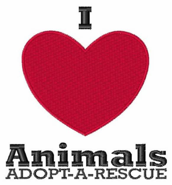 Picture of Adopt Animals Machine Embroidery Design