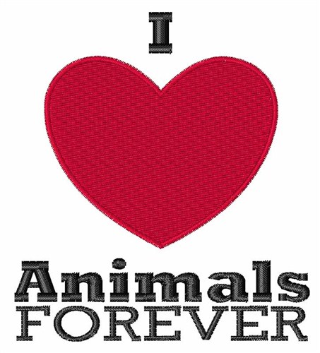 Animals Forever Machine Embroidery Design