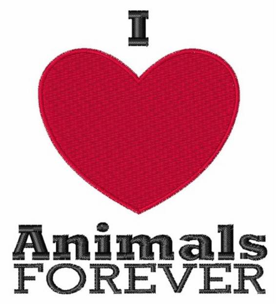Picture of Animals Forever Machine Embroidery Design