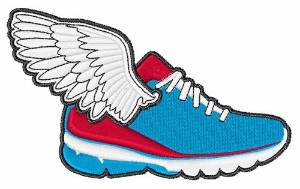 Picture of Flying Shoe Machine Embroidery Design
